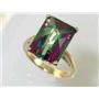 10K, 14K or 18K Gold Ladies Ring, Mystic Fire Topaz, R189