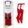 Womans Charter Club Holiday Knee Socks Santa Red 9-11 New