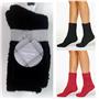 Womans Charter Club Super Soft Fuzzy Crew Socks Choose Color 9-11 New