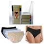 4 Karen Neuburger Womens Microfiber Pointelle Hi-Cut Brief Basic Size S-XL