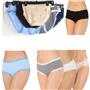 Jenni Womens Cotton Blend Lace Trim Hipster Solid Choose Size & Color New Panty