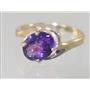 10K, 14K or 18K Gold Ladies Ring, Amethyst, R186