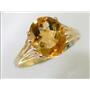 10K, 14K or 18K Gold Ladies Ring, Citrine, R280