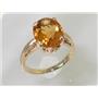 10K, 14K or 18K Gold Ladies Ring, Citrine, R055