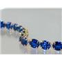 B003, Created Sapphire Gold Bracelet
