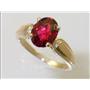 10K, 14K or 18K Gold Ladies Ring, Crimson Fire Topaz, R058
