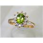 10K, 14K or 18K Gold Ladies Ring, Peridot, R235