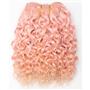 Pink curly mohair weft coarse 7- 8" x 50" QP  26467