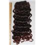 weft Brown 3 and auburn tips curly 11"synthetic 100g 3.4 oz 23400 FP