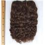 deep brown 4 curly mohair weft coarse  6-8" x200"  25942  FP