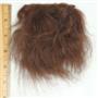3" sq auburn brown tibetan lambskin doll hair 2-3"straighter  26874