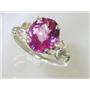 Pure Pink Topaz, 925 Sterling Silver Ring, SR154