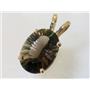 P084, Smoky Quartz 14k Gold Pendant