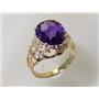 10K, 14K or 18K Gold Ladies Ring, Amethyst, R114