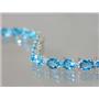 SB002, Swiss Blue Topaz, 925 Sterling Silver Bracelet