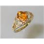 10K, 14K or 18K Gold Ladies Ring, Citrine, R137