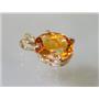 P040, Citrine 14k Gold Pendant