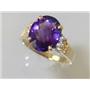 10K, 14K or 18K Gold Ladies Ring, Amethyst, R123