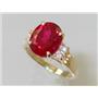 10K, 14K or 18K Gold Ladies Ring, Created Ruby, R123