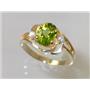 10K, 14K or 18K Gold Ladies Ring, Peridot, R176