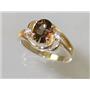 10K, 14K or 18K Gold Ladies Ring, Smoky Quartz, R176