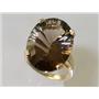 10K, 14K or 18K Gold Ladies Ring, Smoky Quartz, R217