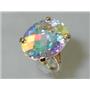 10K, 14K or 18K Gold Ladies Ring, Mercury Mist Topaz, R129