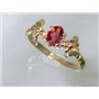 10K, 14K or 18K Gold Ladies Ring, Twilight Fire Topaz, R192