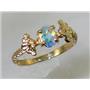 10K, 14K or 18K Gold Ladies Ring, Mercury Mist Topaz, R192