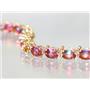 B001, Twilight Fire Topaz Gold Bracelet