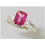 SR171, Pure Pink Topaz, 925 Sterling Silver Ring