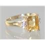 10K, 14K or 18K Gold Ladies Ring, Citrine, R171