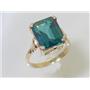 10K, 14K or 18K Gold Ladies Ring, Paraiba Topaz, R188