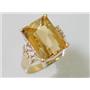 10K, 14K or 18K Gold Ladies Ring, Citrine, R201