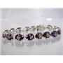SB003, Smoky Quartz, 925 Sterling Silver Bracelet