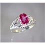 SR137, Pure Pink Topaz, 925 Sterling Silver Ring
