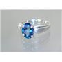 SR058, Neptune Garden Topaz, 925 Sterling Silver Ring