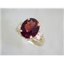 10K, 14K or 18K Gold Ladies Ring, Mozambique Garnet, R123