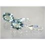 925 Sterling Silver Earrings, Green Amethyst, SE207