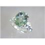 Green Amethyst, 925 Sterling Silver Ring, SR154