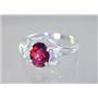 SR176, Crimson Topaz, 925 Sterling Silver Ring