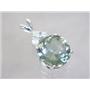 SP087, Green Amethyst 925 Sterling Silver Pendant