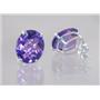 925 Sterling Silver Post Earrings, Amethyst, SE202