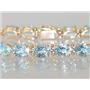 B002, Aquamarine Gold Bracelet
