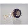 P087, Smoky Quartz 14k Gold Pendant