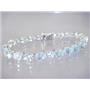 SB001, Aquamarine, 925 Sterling Silver Bracelet