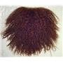 3" sq auburn brown tibetan lambskin doll hair 2-3" 26873
