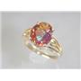 10K, 14K or 18K Gold Ladies Ring, Twilight Fire Topaz, R139