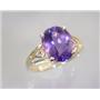 10K, 14K or 18K Gold Ladies Ring, Amethyst, R139