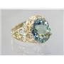 10K, 14K or 18K Gold Ladies Ring, Green Amethyst, R114